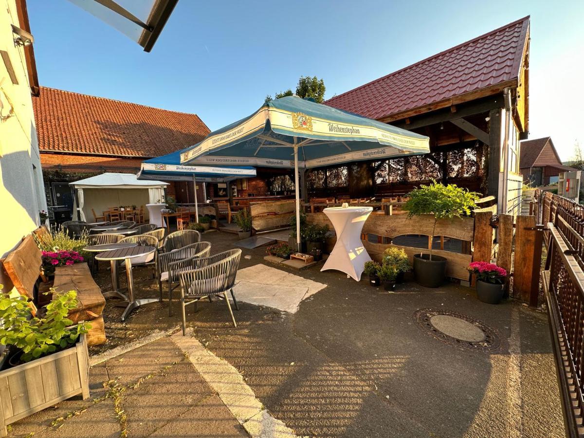1852 Landgasthof- Ferienwohnung Elze Buitenkant foto